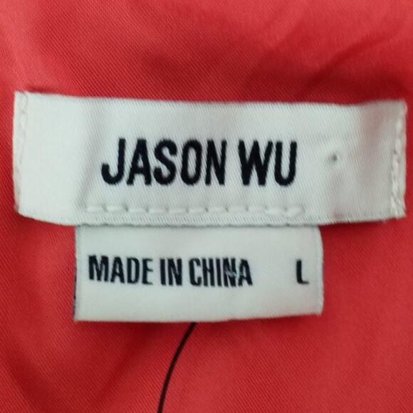 Jason Wu Coral Tweed Sleeveless Blazer Dress | Double Breasted | Size L - Picture 5 of 7